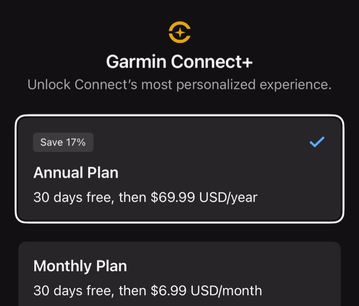 Garmin Connect+ Sparks User Backlash Over New Subscription Fees